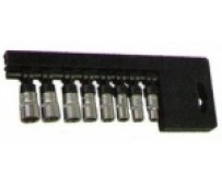      Набор торцовых головок KRAFTOOL "INDUSTRIE QUALITAT" SUPER LOCK, 1/2", 16-27 мм, 8 предметов 	  